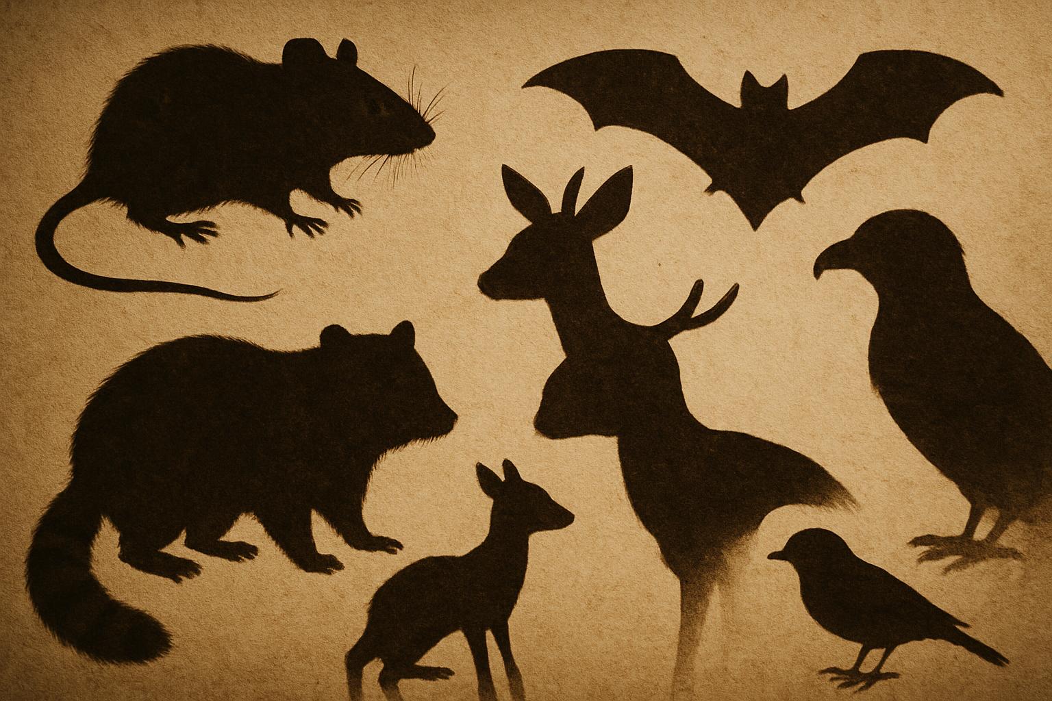 様々な害獣のイメージ