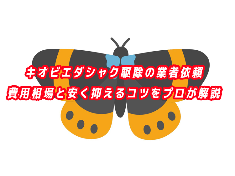 キオビエダシャク　駆除