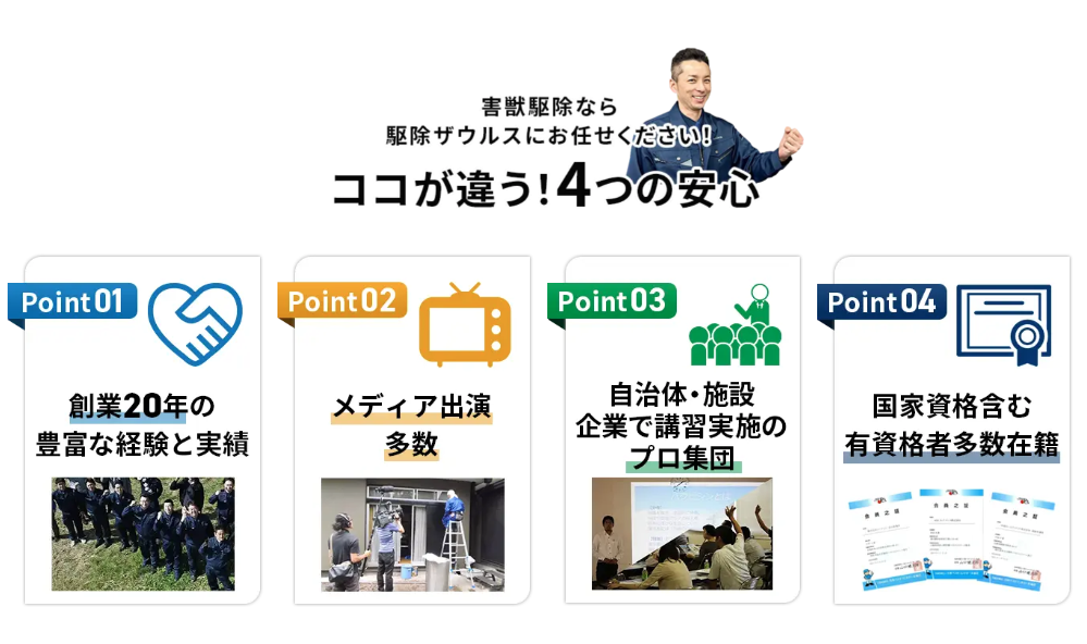 駆除ザウルス 特徴