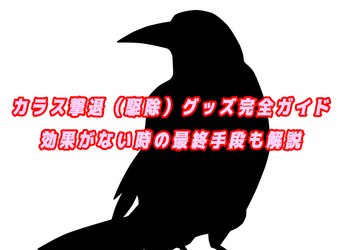 カラス 撃退 グッズ