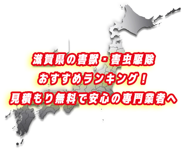 滋賀県　害獣・害虫　業者ランキング