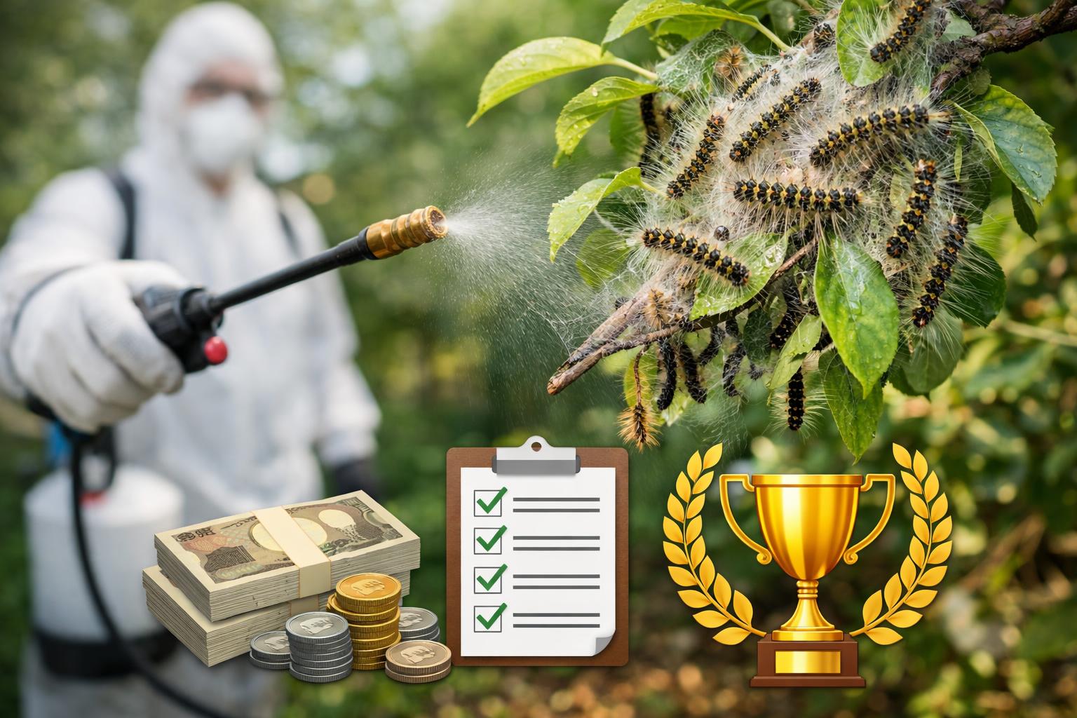 毛虫駆除　おすすめ業者