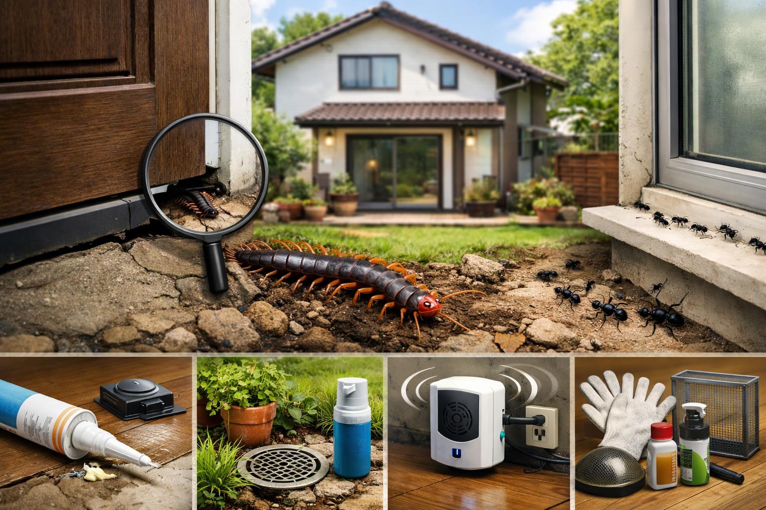 【今すぐできる】一戸建ての害虫対策10選！玄関・庭・室内の場所別徹底解説